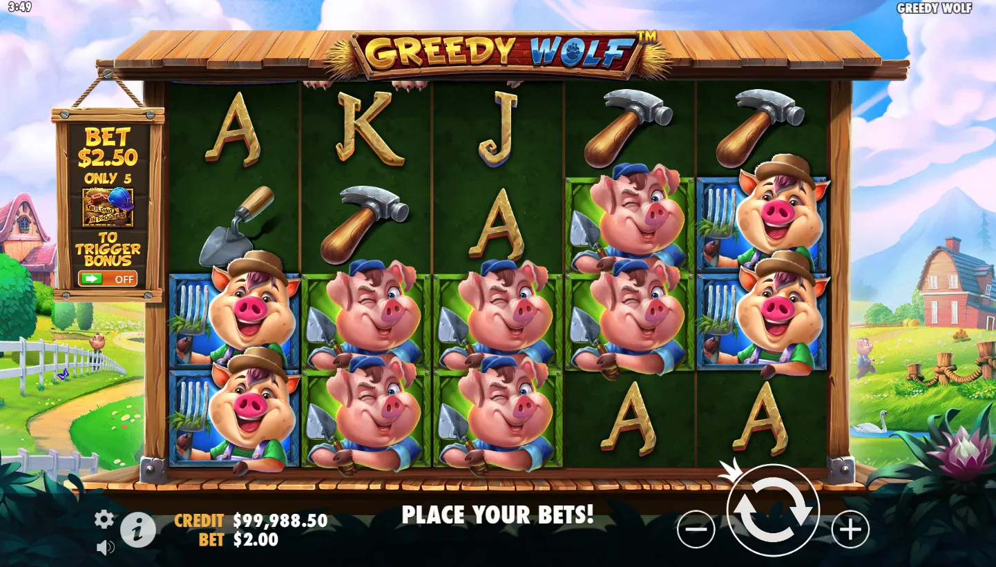 Greedy Wolf screen 3