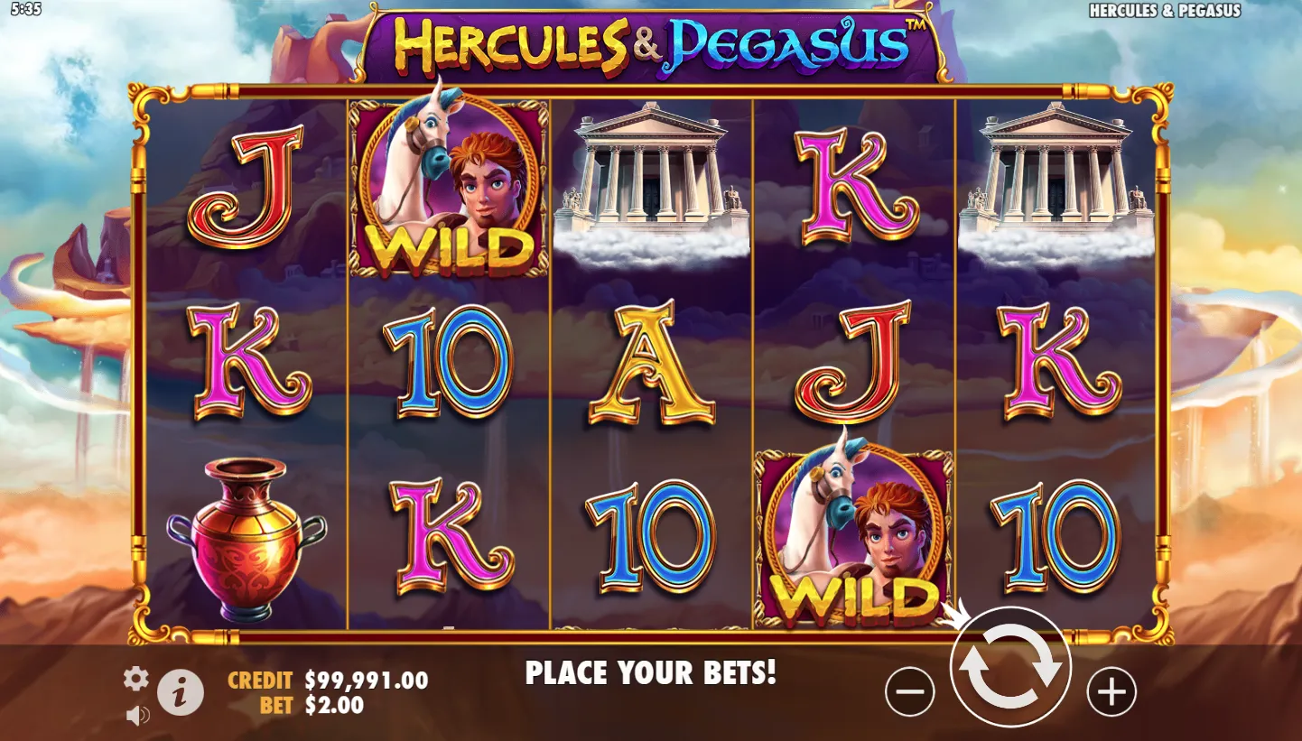 Hercules and Pegasus screen 3