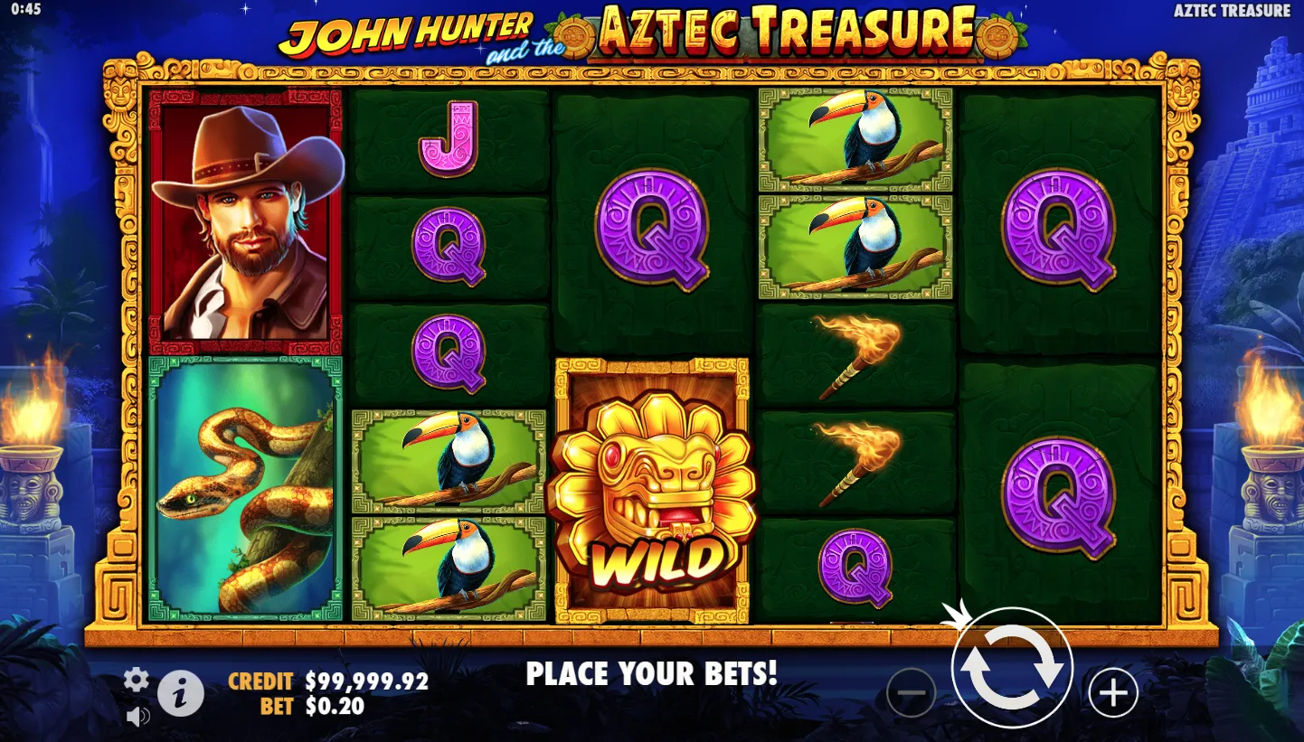 John Hunter and the Aztec Treasure Demo Play 