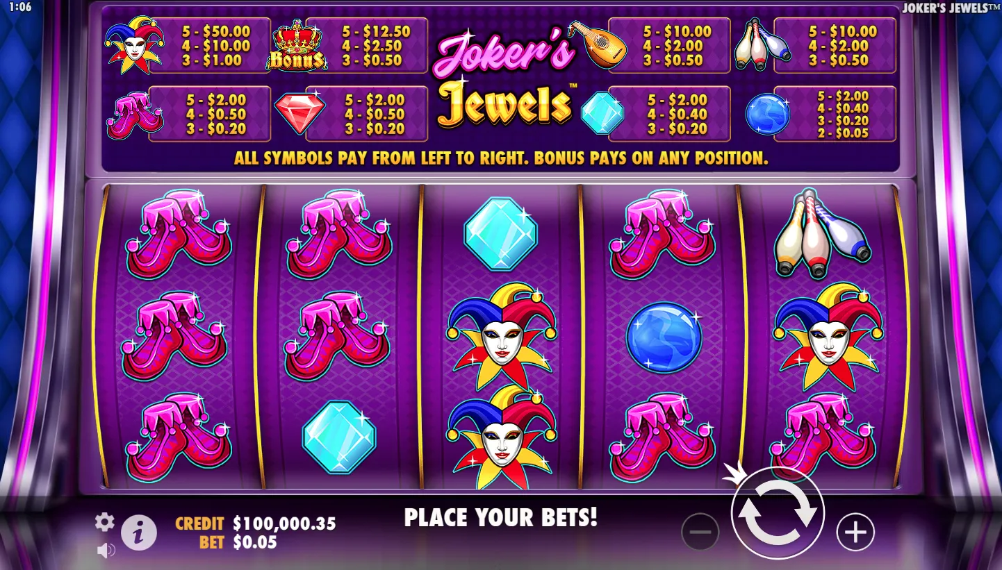 Joker's Jewels screen 3