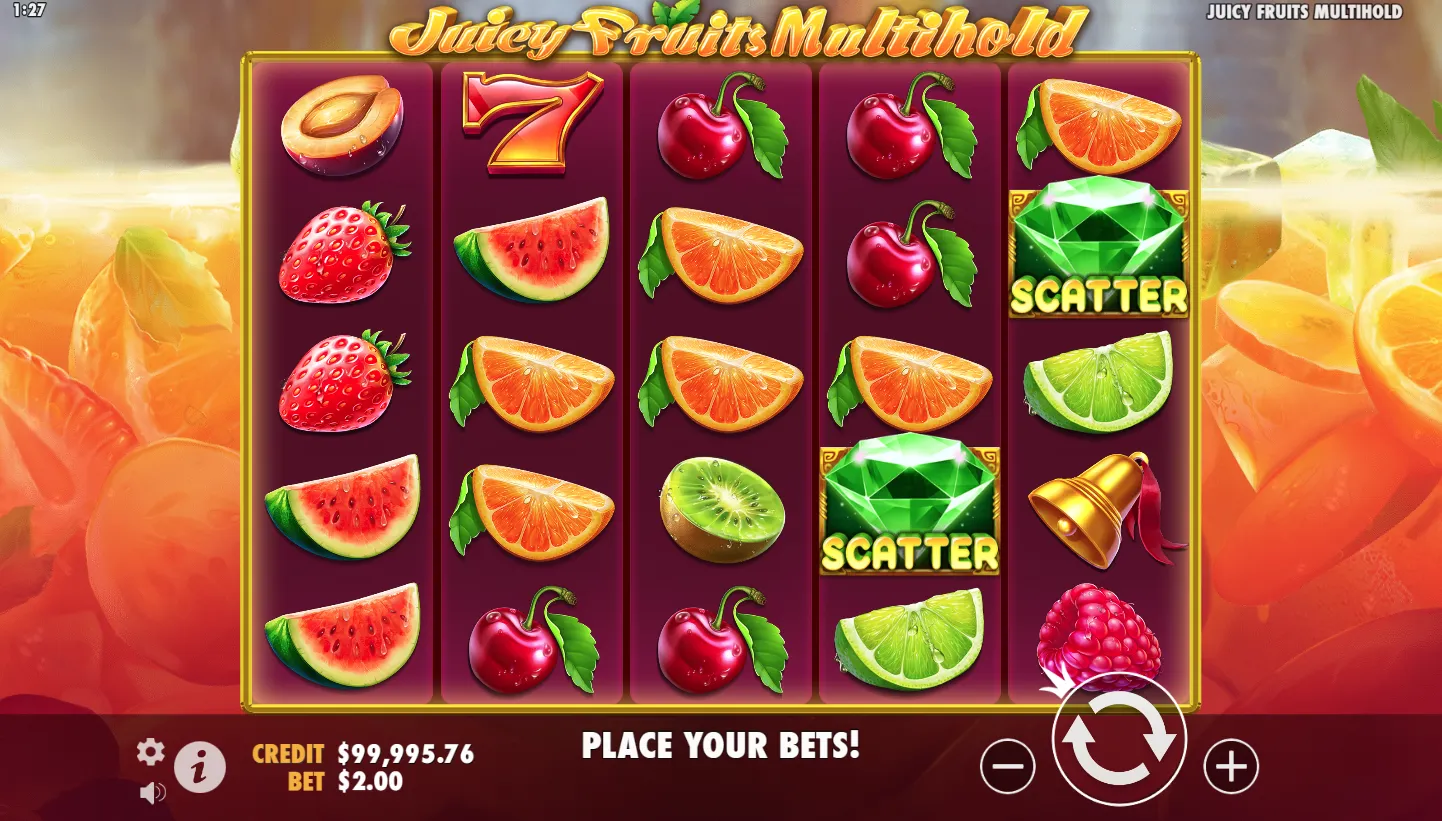 Juicy Fruits Multihold screen 2