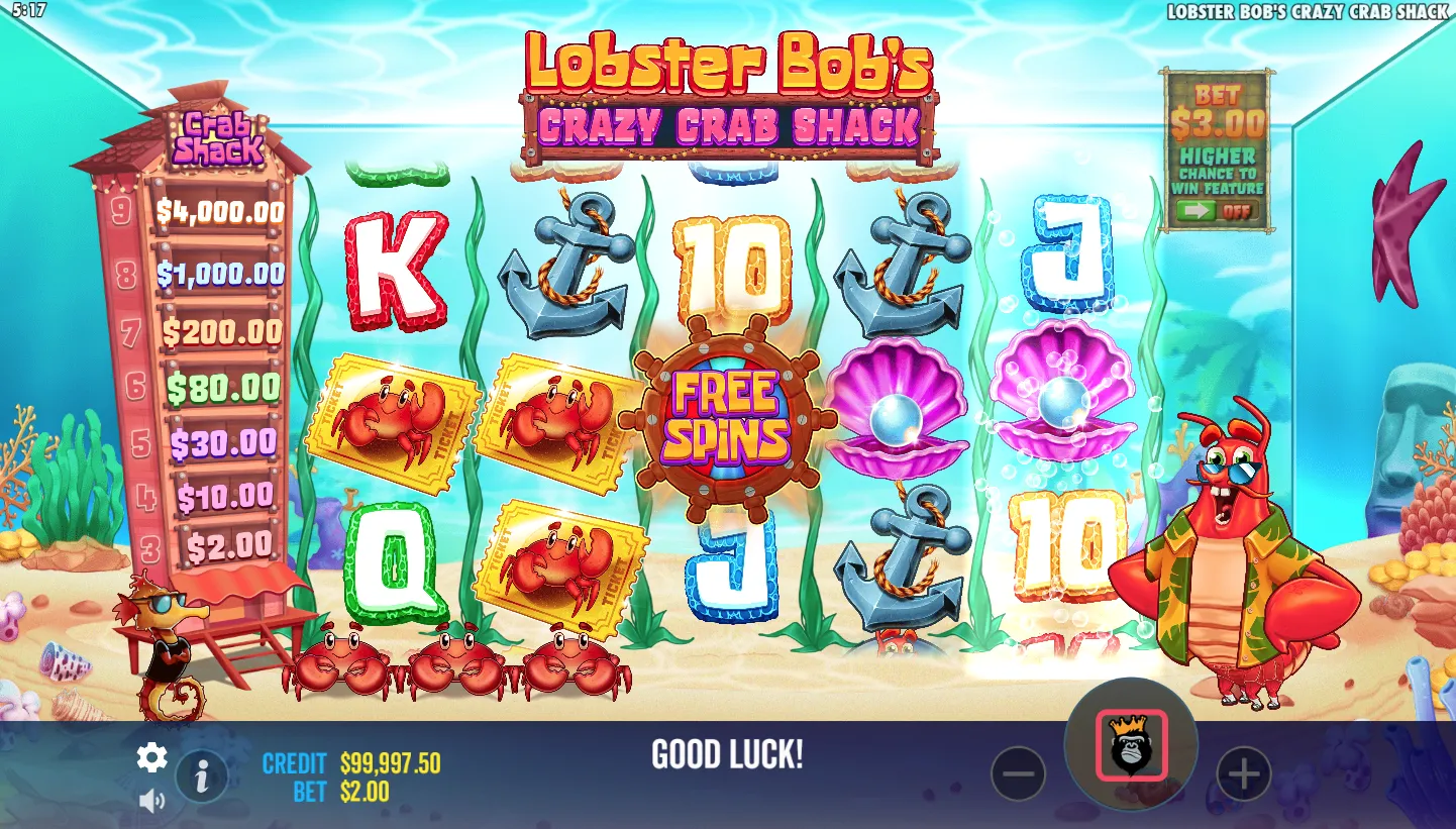 Lobster Bob’s Crazy Crab Shack screen 2