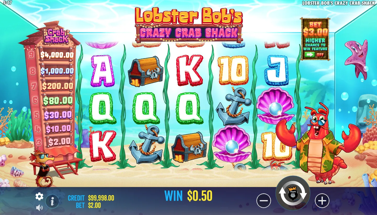 Lobster Bob’s Crazy Crab Shack screen 3