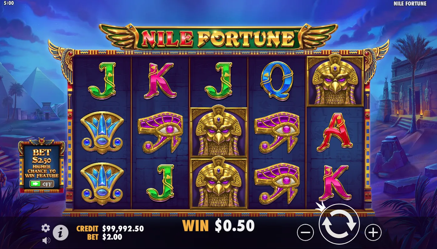 Nile Fortunes screen 2