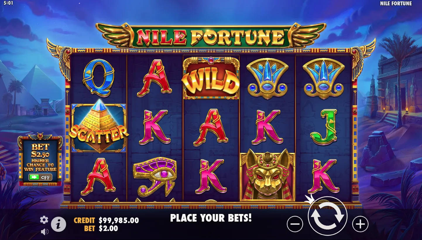 Nile Fortunes screen 4