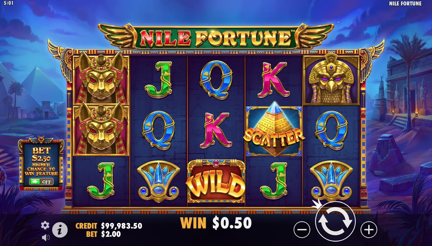 Nile Fortunes screen 5