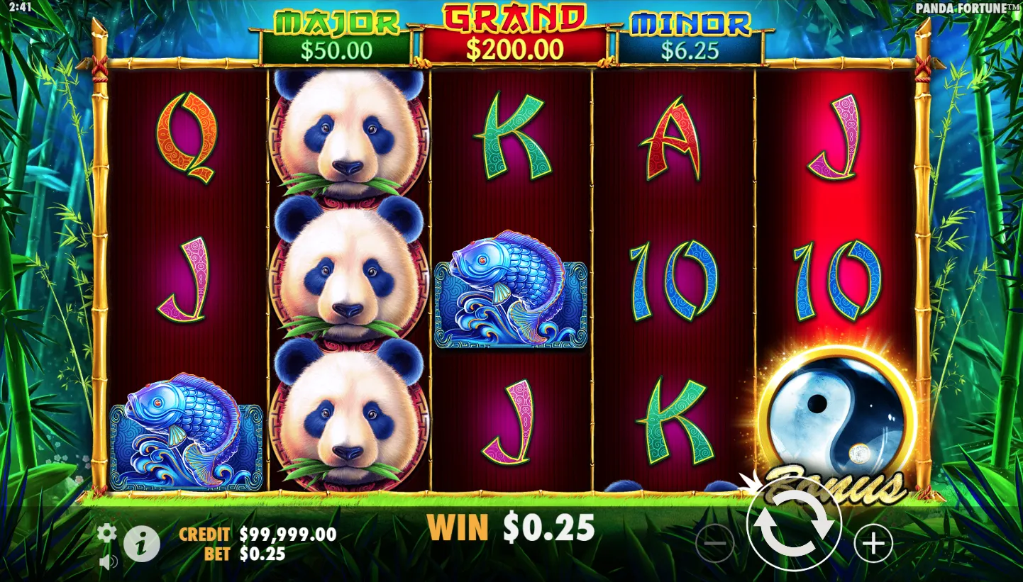 Panda's Fortune screen 2