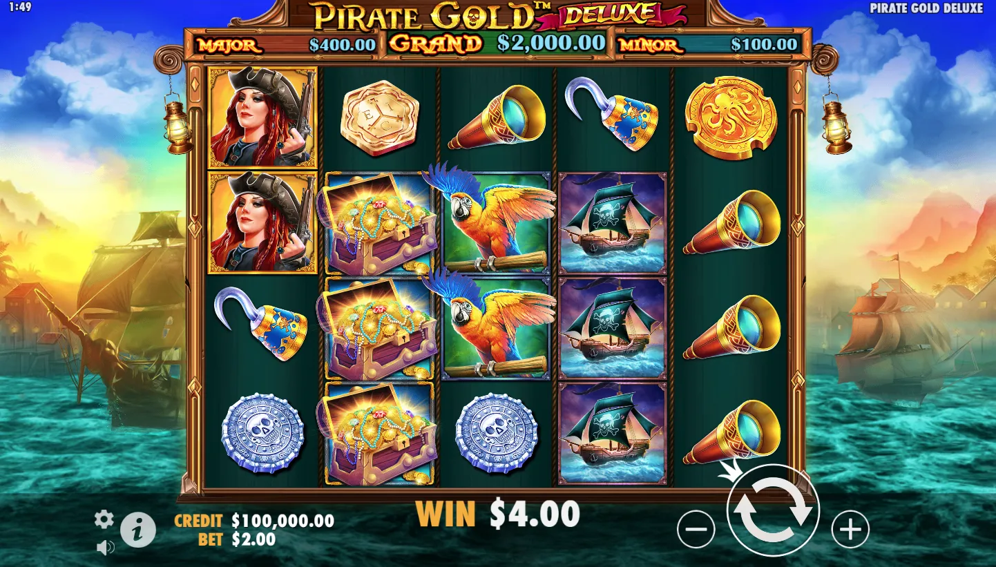 Pirate Gold Deluxe Demo Play 