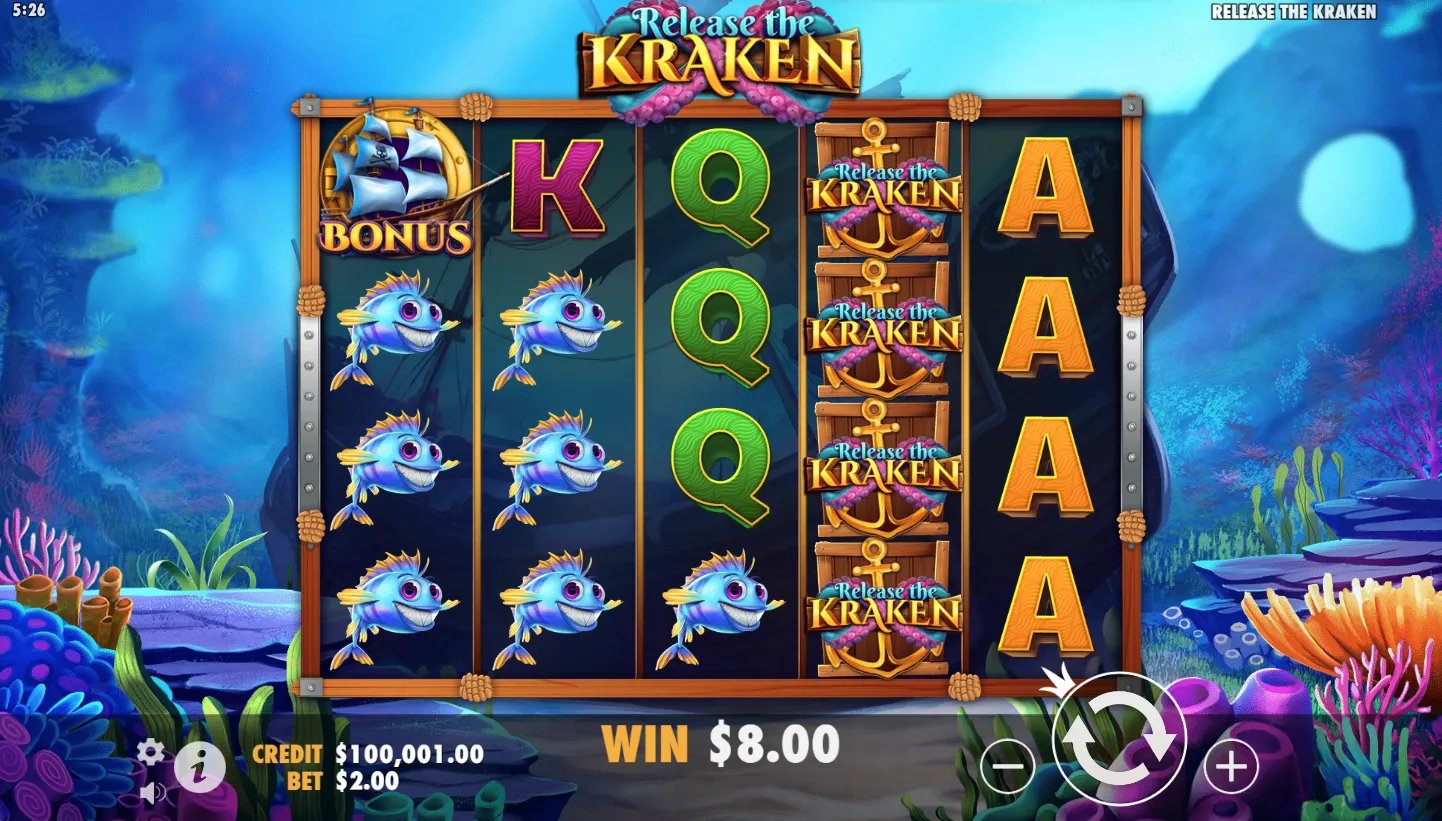 Release the Kraken screen 2