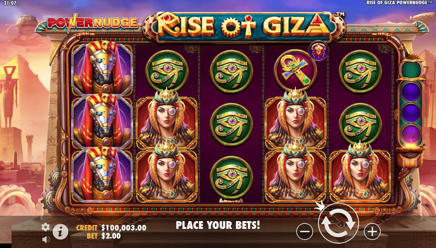 Rise of Giza PowerNudge screen 2