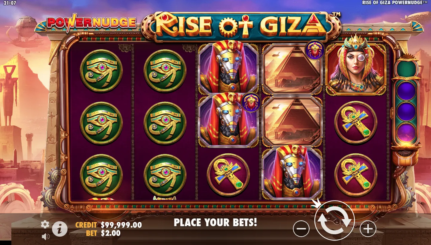 Rise of Giza PowerNudge screen 3