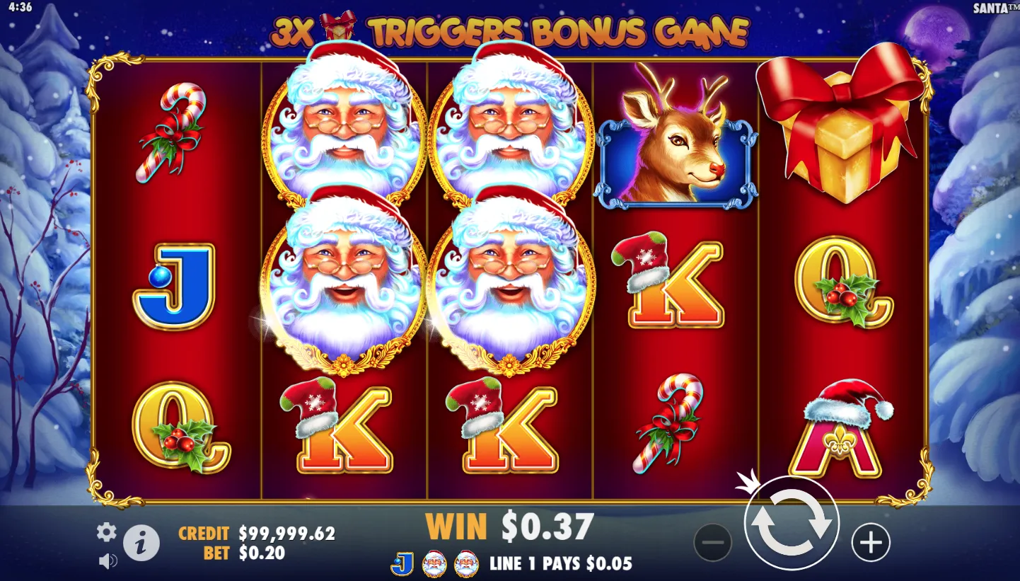 Santa screen 5