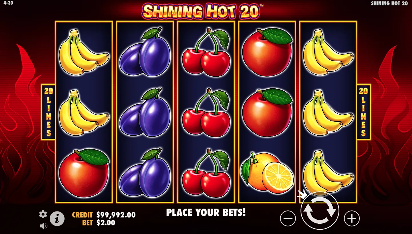 Shining Hot 20 Demo Play 