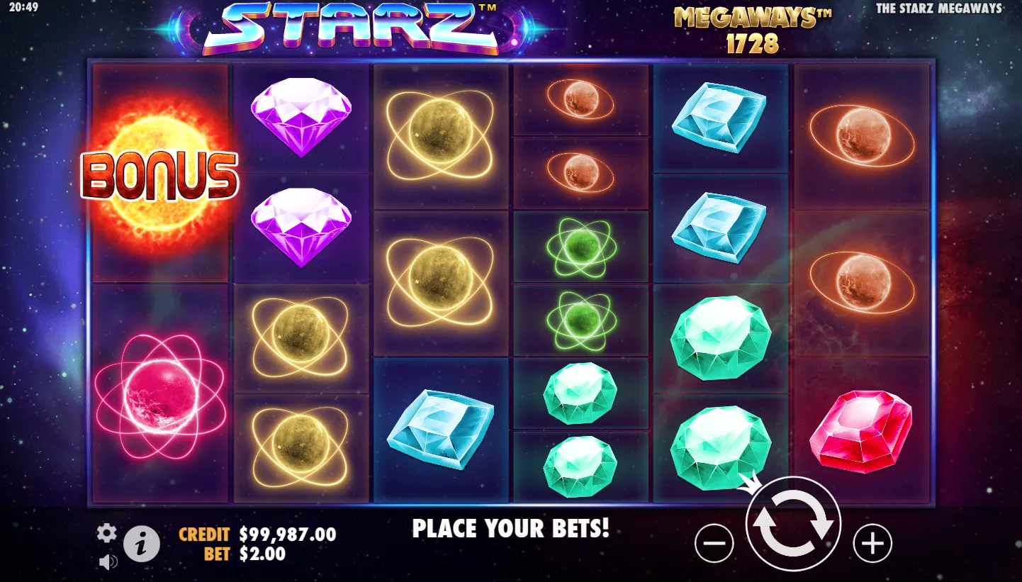 Starz Megaways screen 4