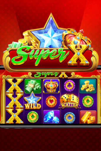 Super X by Pragmatic Play Slot Game Logo 