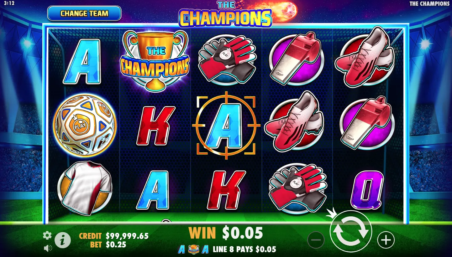 The Champions screen 3