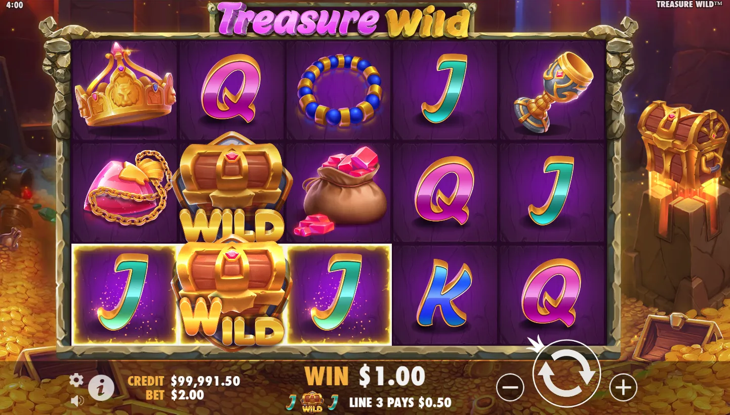 Treasure Wild screen 2