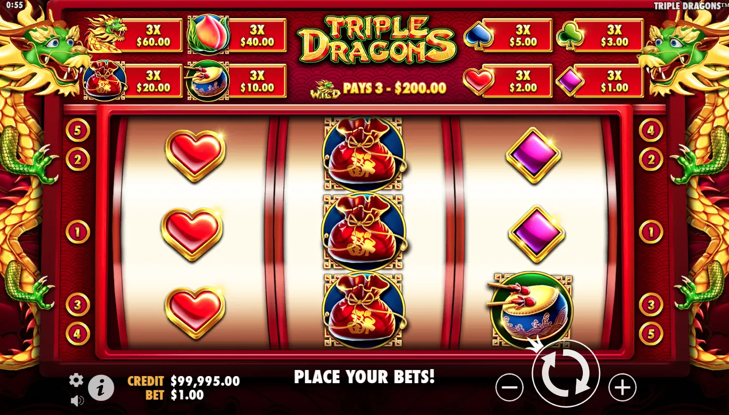 Triple Dragons screen 2