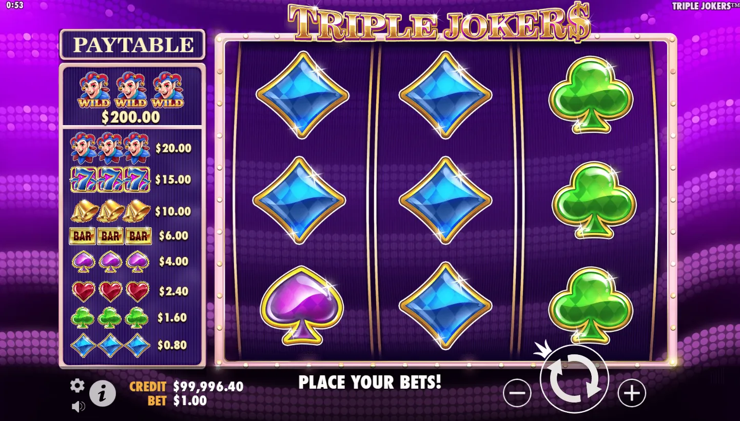 Triple Jokers screen 3