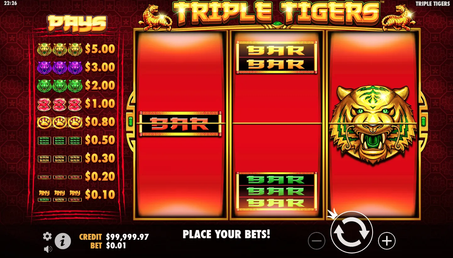 Triple Tigers Demo Play 