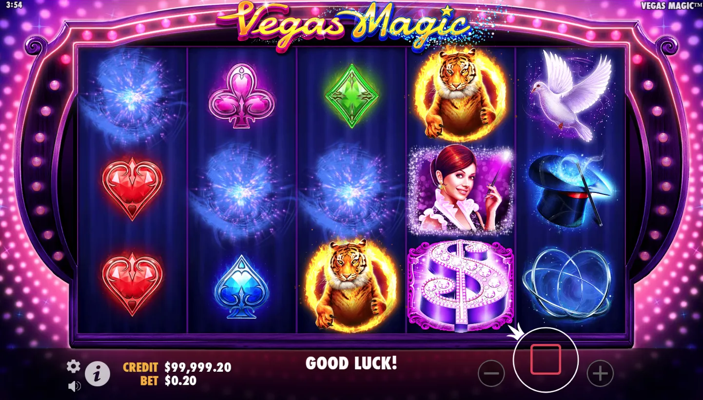 Vegas Magic screen 2