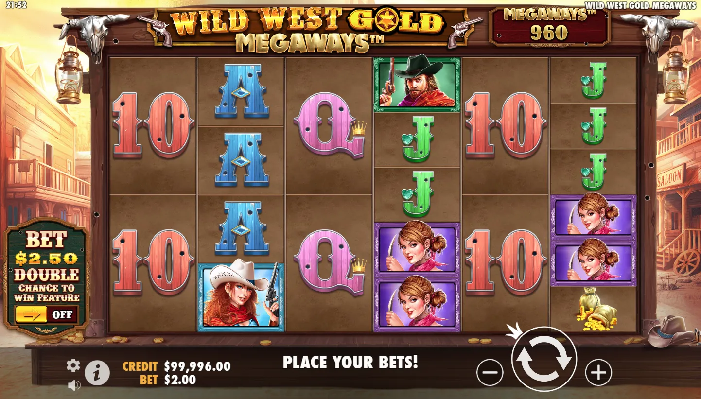 Wild West Gold Megaways Demo Play 