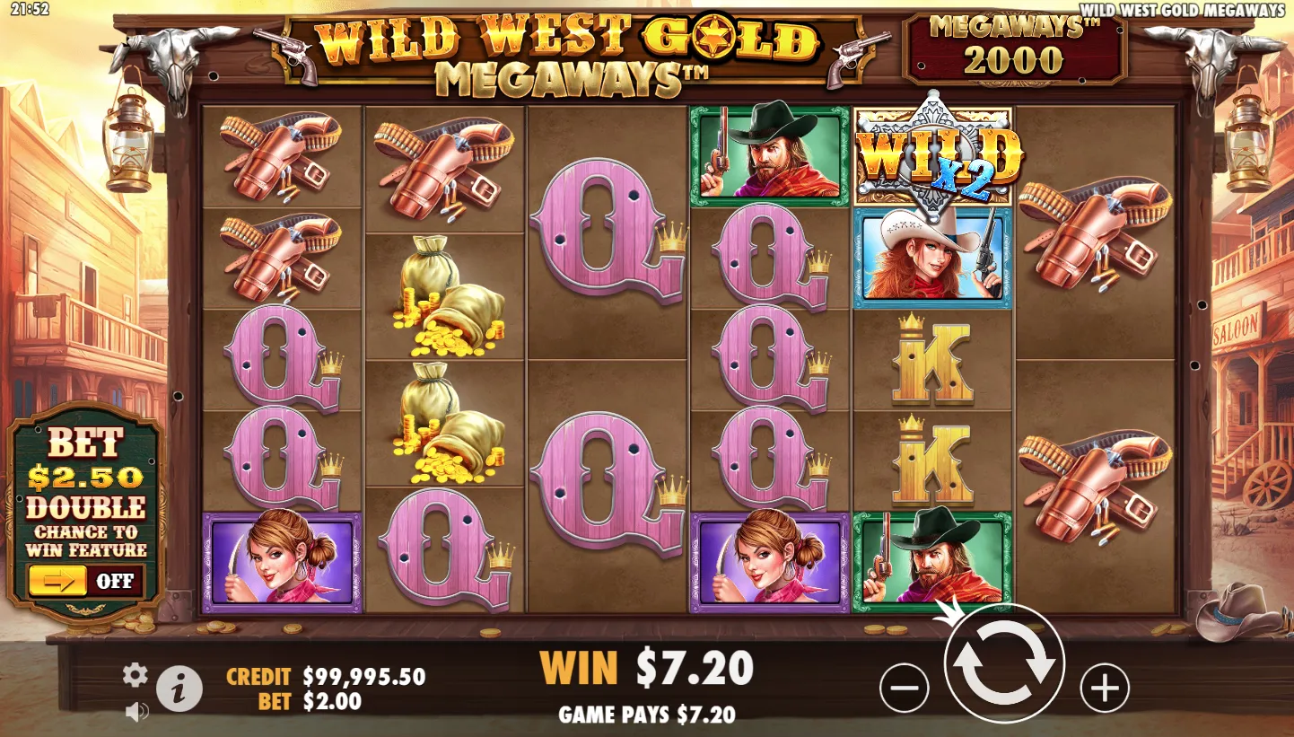 Wild West Gold Megaways screen 3