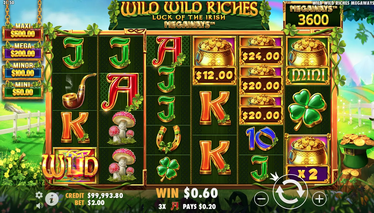 Wild Wild Riches Megaways screen 4