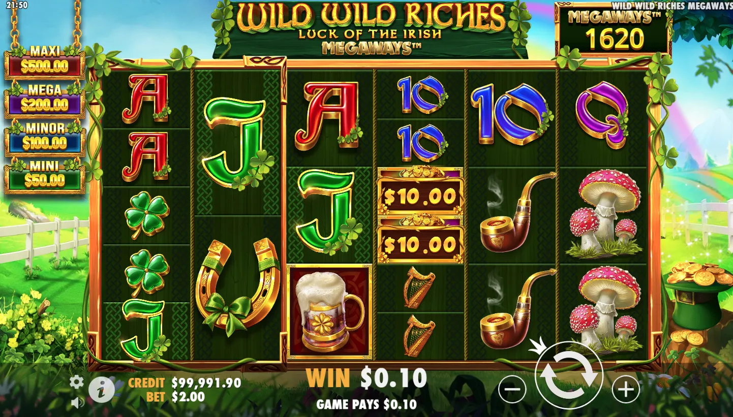 Wild Wild Riches Megaways screen 5