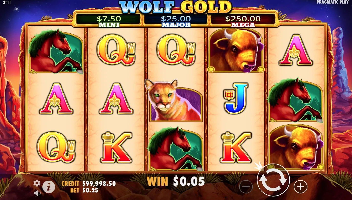 Wolf Gold screen 3