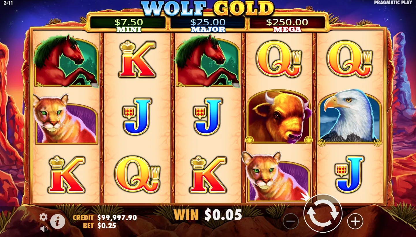 Wolf Gold screen 5