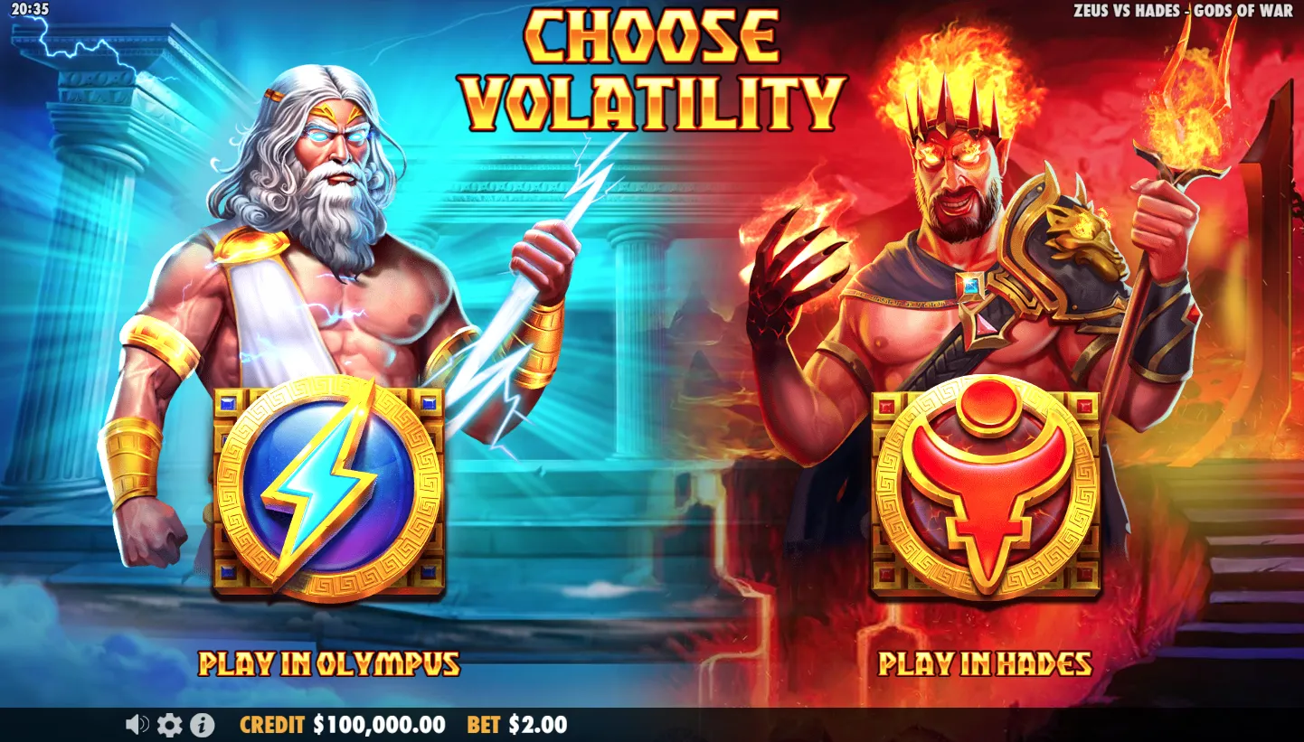 Zeus vs Hades - Gods of War Demo Play 