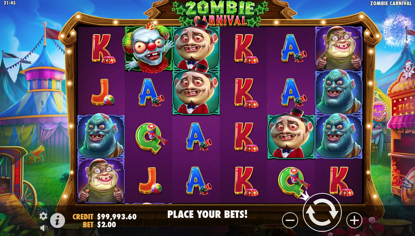 Zombie Carnival screen 2