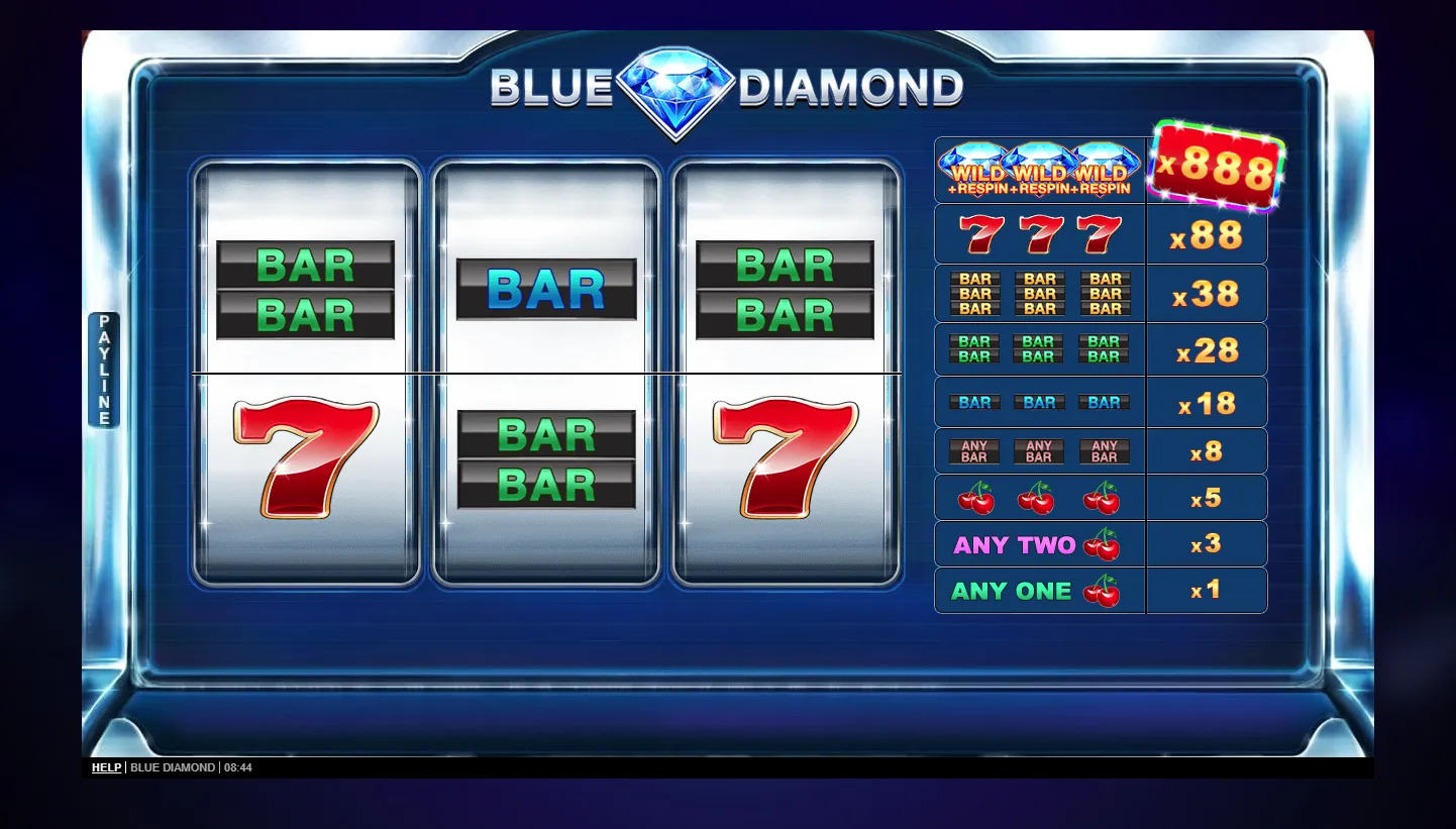 Blue Diamond screen 2