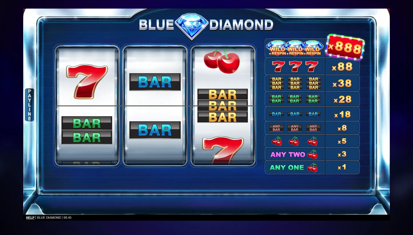 Blue Diamond screen 4