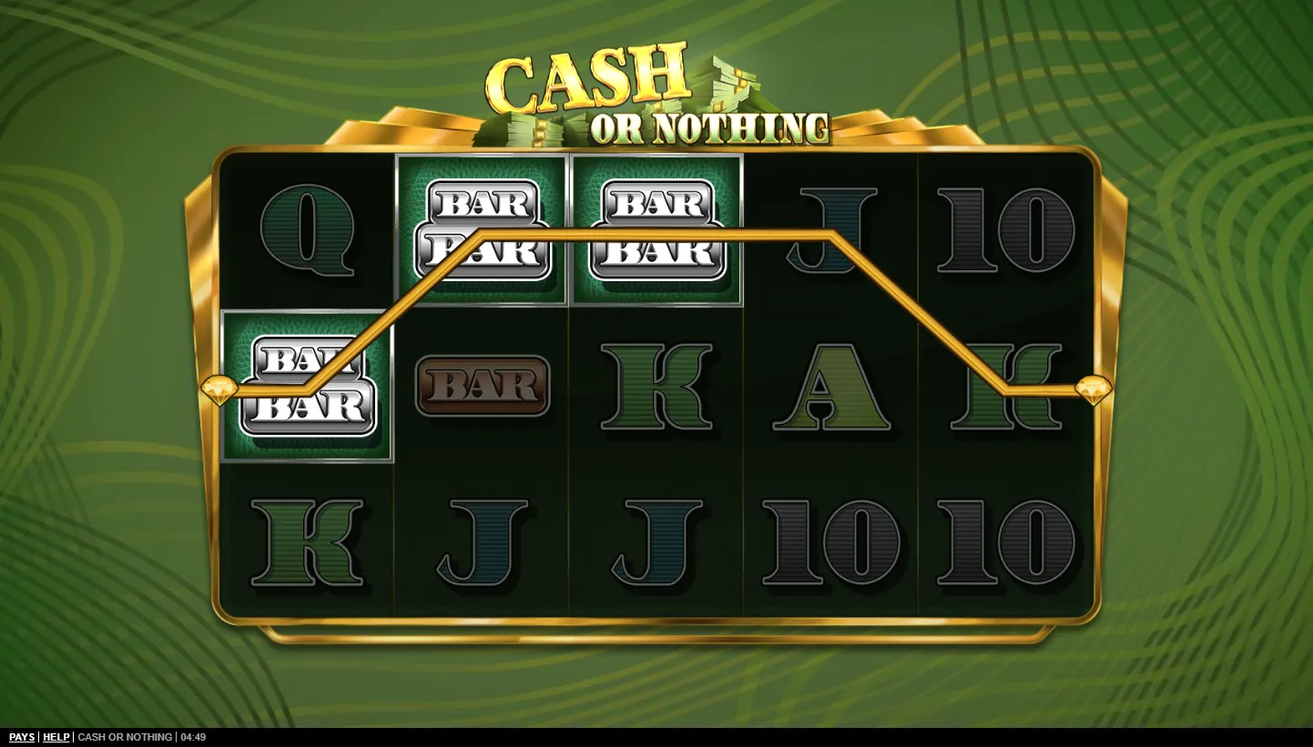 Cash or Nothing screen 3