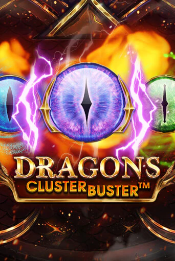 Dragons Clusterbuster Slot Game Logo by Red Tiger