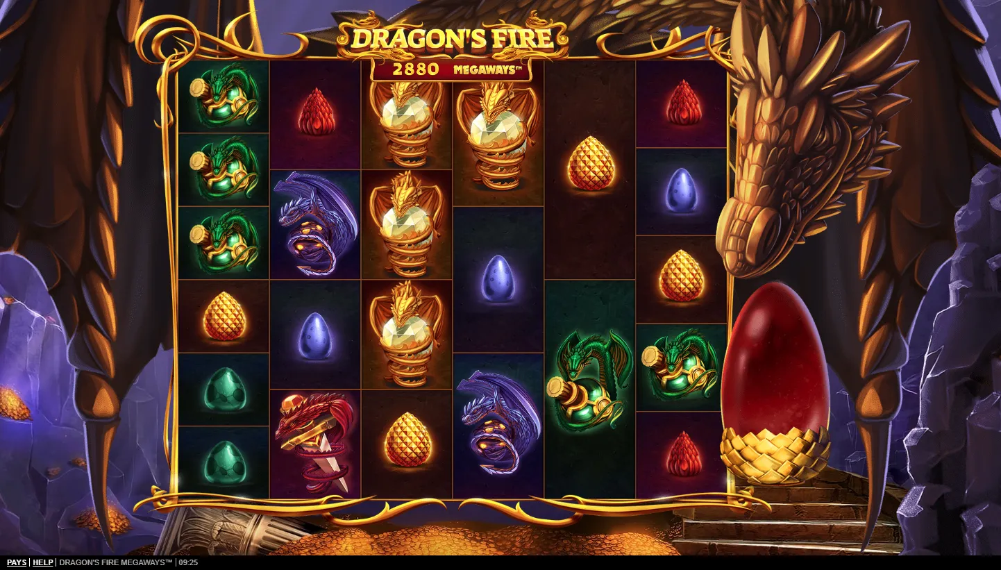 Dragon's Fire Megaways screen 2