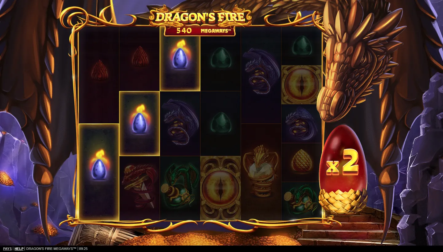 Dragon's Fire Megaways screen 3