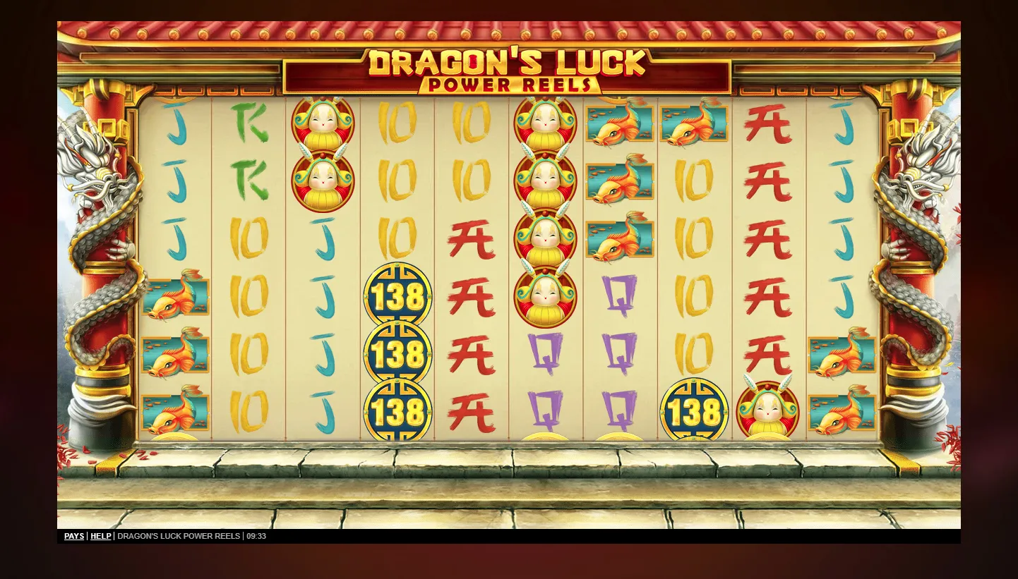 Dragon's Luck Power Reels screen 2