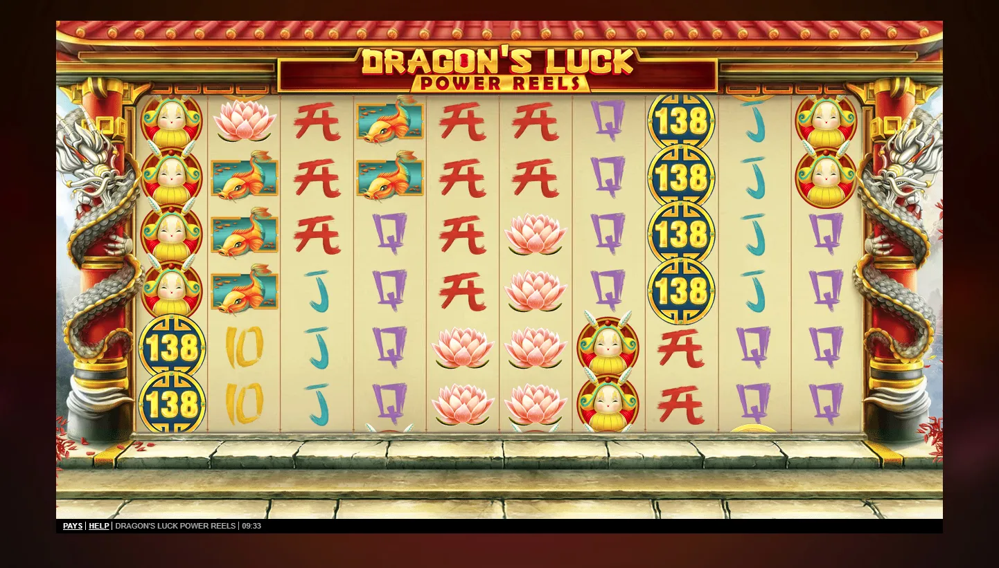 Dragon's Luck Power Reels screen 4