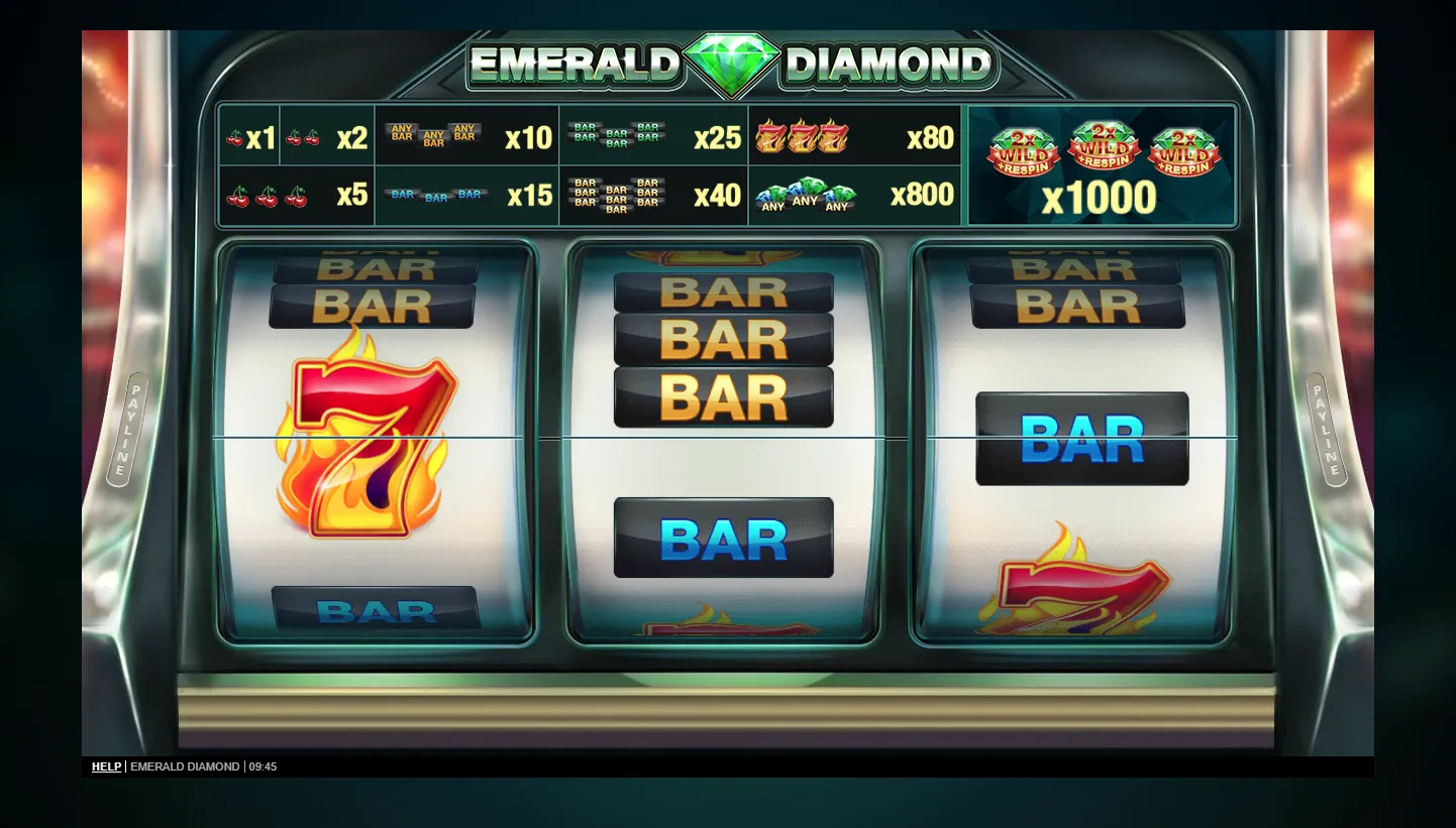 Emerald Diamond screen 2