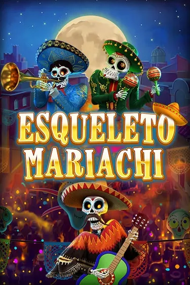 Esqueleto Mariachi Slot Game Logo by Red Tiger