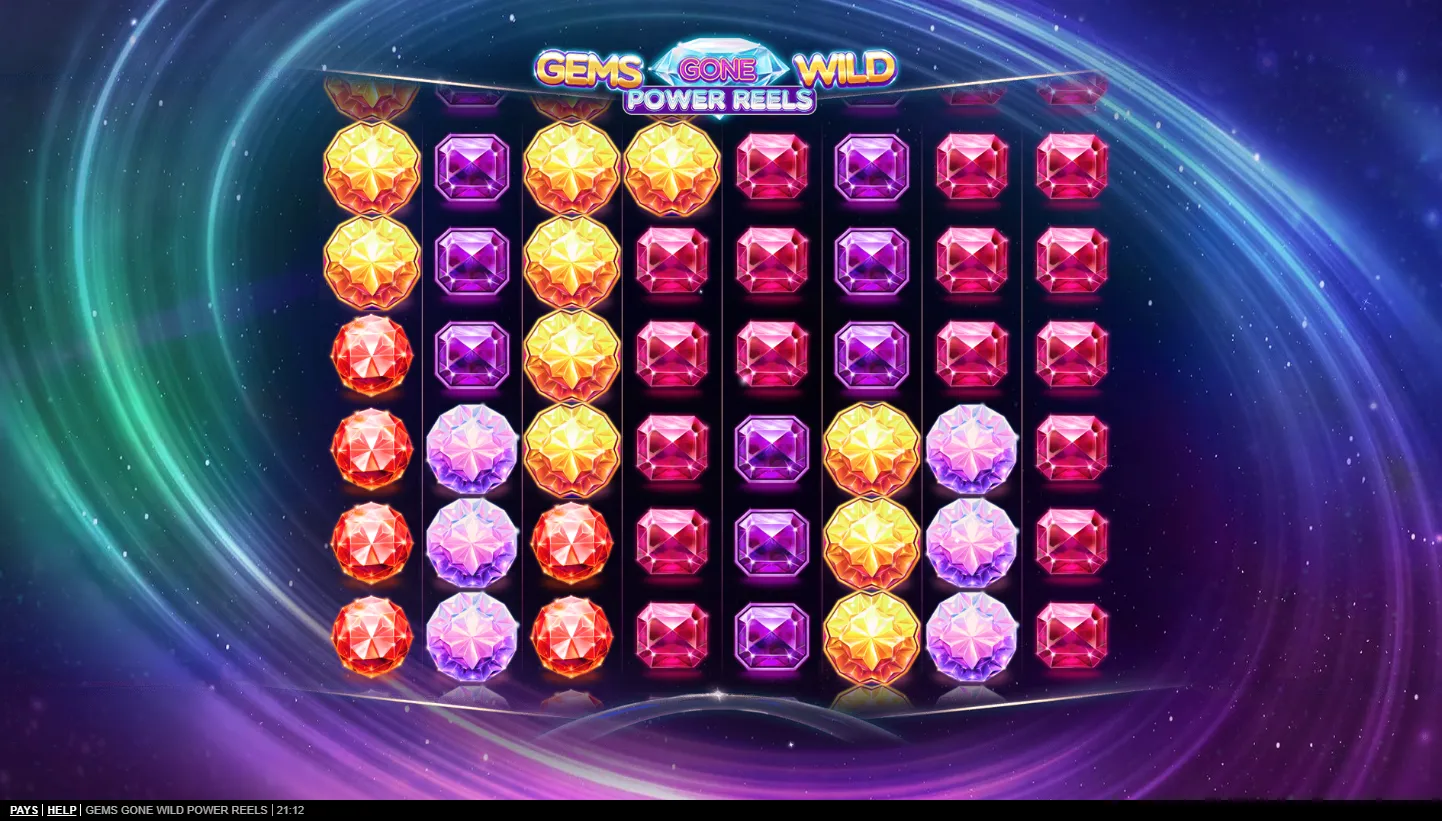 Gems Gone Wild Power Reels screen 2