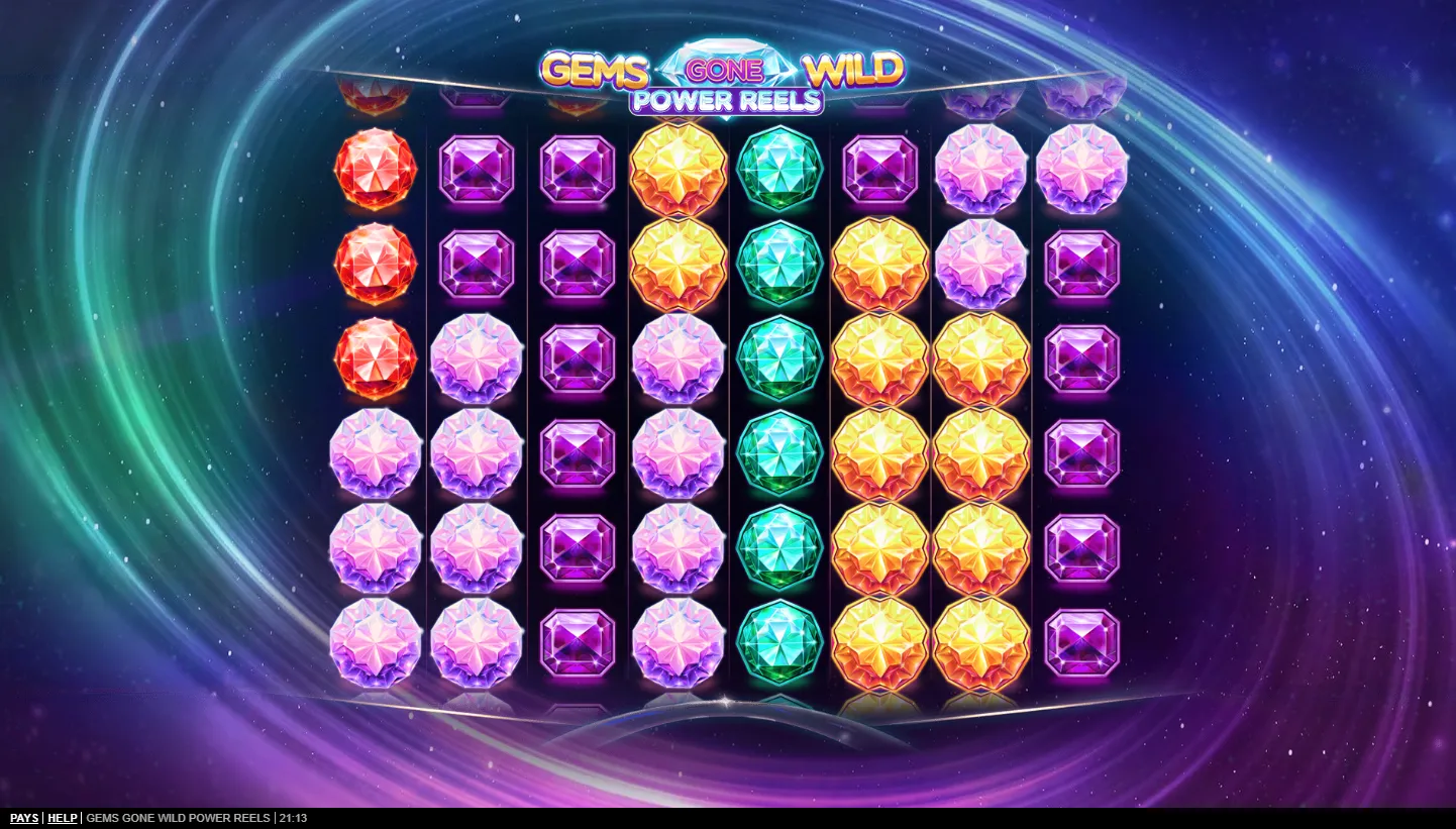 Gems Gone Wild Power Reels screen 3