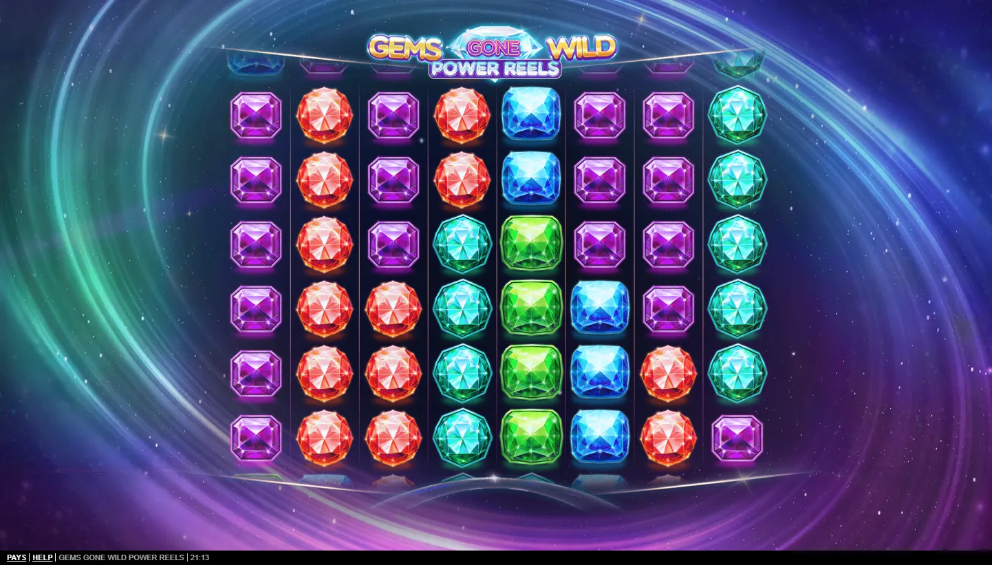 Gems Gone Wild Power Reels screen 4