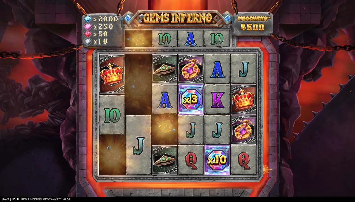 Gems Inferno Megaways Demo Play 