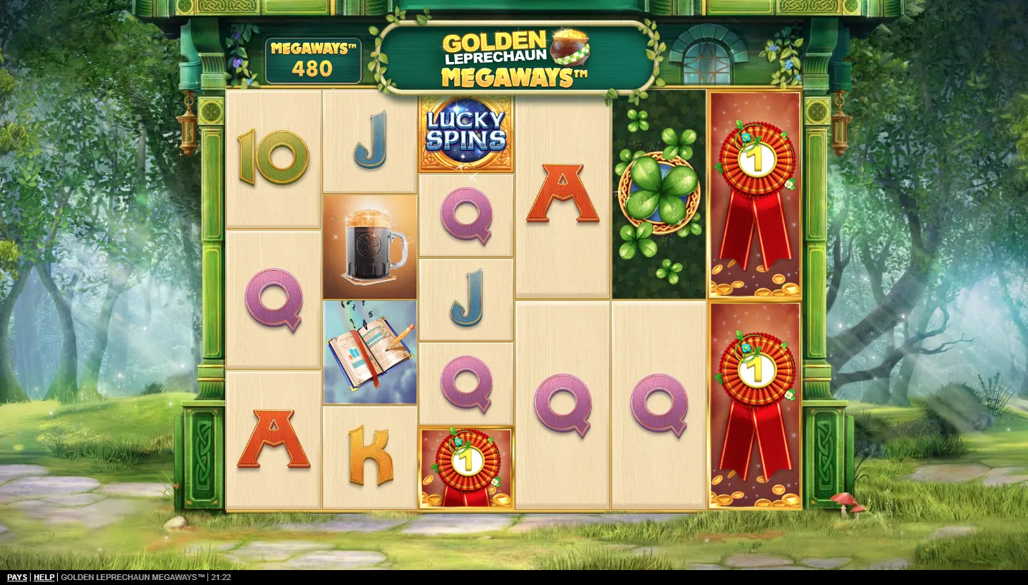 Golden Leprechaun Megaways screen 3