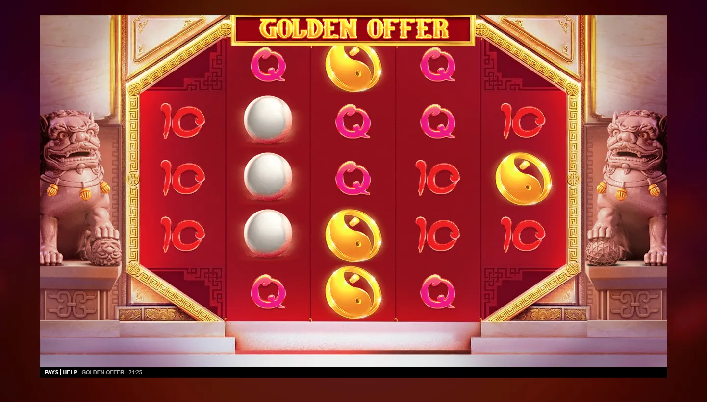 Golden Offer screen 4