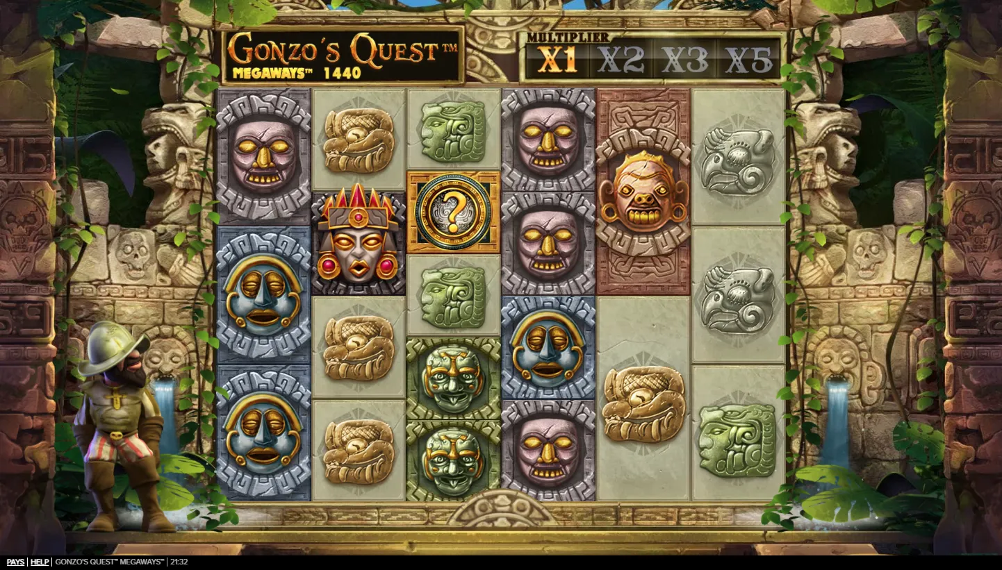 Gonzo’s Quest Megaways screen 2